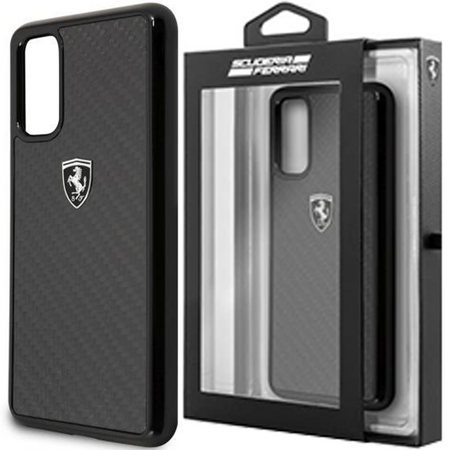 Ferrari Hardcase FEHCAHCS62BK S20 G980 black/czarny Carbon Heritage