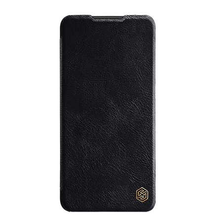 Nillkin Qin Case etui do Xiaomi Redmi Note 11T 5G / Note 11S 5G / Note 11 5G (China) / Poco M4 Pro 5G osłona na aparat kabura pokrowiec obudowa z klapką czarny