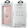 Etui Karl Lagerfeld IML Repeated         Choupette MagSafe do Samsung Galaxy S26 Plus różowy