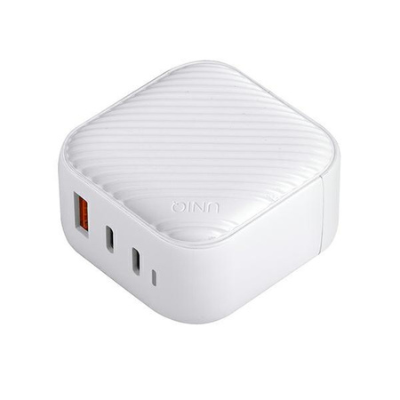 Ładowarka sieciowa Uniq Verge Pro 66W GaN USB-C - biała