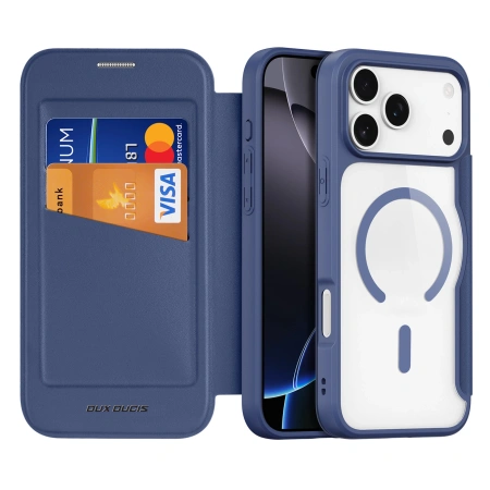 DUX DUCIS ETUI SKIN X PRO Z PORTFELEM DO IPHONE 17 PRO KOMPATYBILNE