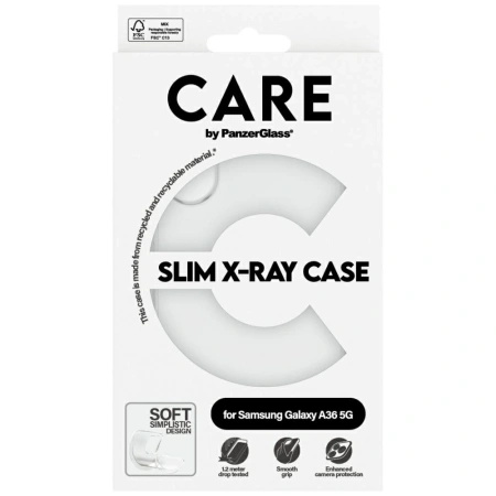 PANZERGLASS ETUI CARE X-RAY DO SAMSUNG GALAXY A36 5G PRZEZROCZYSTE OCHRONNE