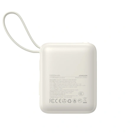 JOYROOM POWERBANK 10000MAH 22,5W Z KABLAMI USB-C I LIGHTNING DO IPHONE 12
