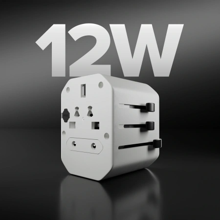 Adapter podróżny SBS TEADAPTUSBTCUNI USB-C USB-A uniwersalny - biały