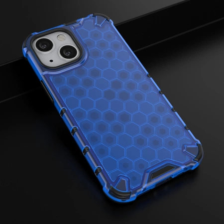 HURTEL ETUI PANCERNE HONEYCOMB Z ŻELOWĄ RAMKĄ DO IPHONE 13 MINI OCHRONA