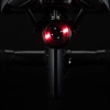 Lampka rowerowa tylna Rockbros Q1 7 kolorów LED + kabel USB-C - USB-A - czarna