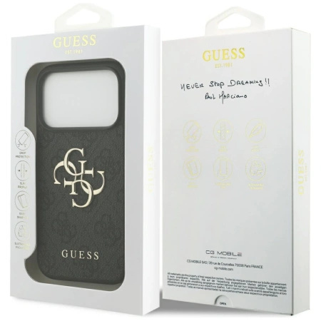 GUESS ETUI 4G BIG LOGO DO IPHONE 17 PRO POKROWIEC Z LOGO STYL