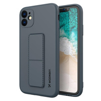 Wozinsky Kickstand Case silikonowe etui z podstawką etui Xiaomi Redmi 9 niebieskie