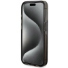 Etui Guess Liquid Glitter Gold Stripes na iPhone 15 Pro - czarne