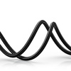 Ugreen kątowy kabel AUX 2 x mini jack 3,5 mm 1m niebieski (AV112)