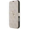 GUESS ETUI BOOK 4G METAL LOGO DO IPHONE 17 PRO MAX ZAMYKANE Z MAGNETYCZNYM