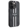Etui Guess 4G Printed Stripes MagSafe na iPhone 15 Pro Max - czarne
