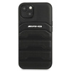 AMG AMHCP13SGSEBK iPhone 13 mini 5,4" czarny/black hardcase Leather Debossed Lines