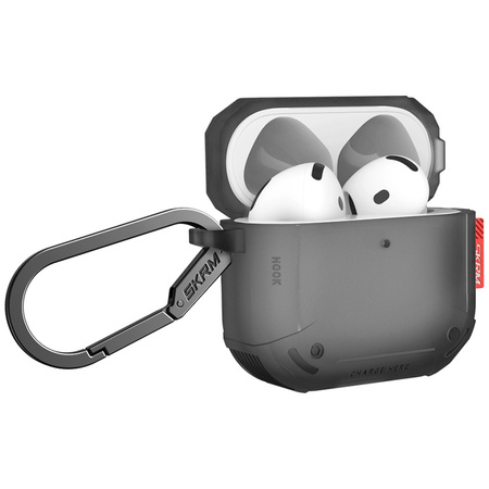 SKINARMA ETUI DO AIRPODS 4 POKROWIEC MECHA CE WYSOKA OCHRONA ANTYPOŚLIZGOWE