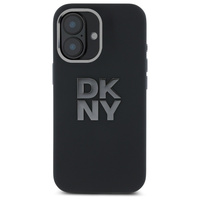 DKNY ETUI HARDCASE LIQUID SILICONE DO IPHONE 16 6.1 Z LOGO WYSOKIEJ
