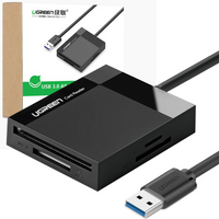 UGREEN CZYTNIK KART USB 3.0: SD/MICRO SD/CF/MS CZARNY