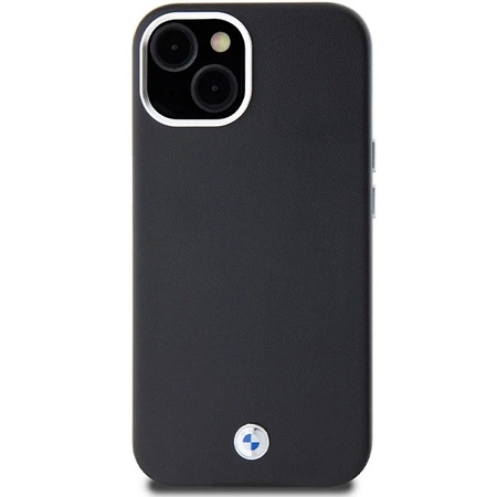 Etui BMW Signature Wrapped Metal MagSafe na iPhone 15 / 14 / 13 - czarne