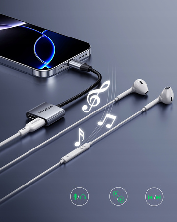 INNOSTYLE ADAPTER 2X USB-C PRZEJŚCIÓWKA KABEL TYP C DO SAMSUNG APPLE Z DAC