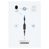 Ugreen przedłużacz kabel sieciowy internetowy Ethernet patchcord RJ45 F/UTP Cat. 6 1000Mb/s 1m czarny (NW112)