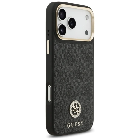 GUESS ETUI POKROWIEC DO IPHONE 17 PRO MAX 4G STRASS LOGO MAGSAFE