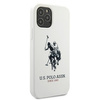 US Polo USHCP12MSLHRWH iPhone 12/12 Pro 6,1" biały/white Silicone Collection