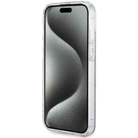 Etui Guess IML GCube MagSafe na iPhone 15 / 14 / 13 - czarne