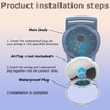 TECH-PROTECT NYLON FOR KIDS APPLE AIRTAG 1 / 2 ASTRONAUT
