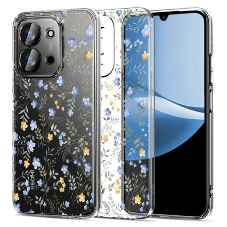 TECH-PROTECT FLEXAIR XIAOMI REDMI 15C 5G / POCO C85 5G SPRING FLOWERS