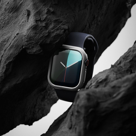 RINGKE ETUI SLIM 2-PACK DO APPLE WATCH 10 46 MM PRZEZROCZYSTY MATOWY CZARNY