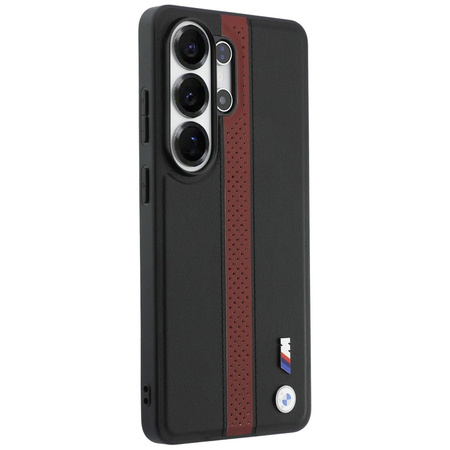 Etui BMW Perforated Stripe Logo MagSafe  do Samsung Galaxy S26 Ultra czerwony