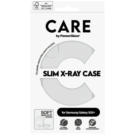 PANZERGLASS ETUI FASHION X-RAY DO SAMSUNG GALAXY S25+ PRZEZROCZYSTE OCHRONA