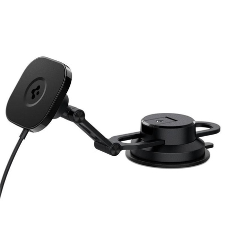 SPIGEN ITS35W-3 ONETAP PRO 3 MAGNETIC MAGSAFE WINDSHIELD & DASHBOARD CAR MOUNT WIRELESS CHARGER BLACK