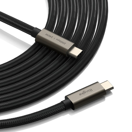 RINGKE KABEL USB-C 3.2 GEN 2X2 DO ŁADOWANIA PD240W 1M TELEFON LAPTOP