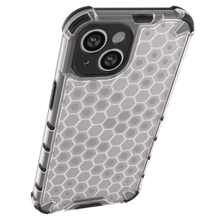 Honeycomb etui iPhone 14 Plus pancerny hybrydowy pokrowiec przezroczyste