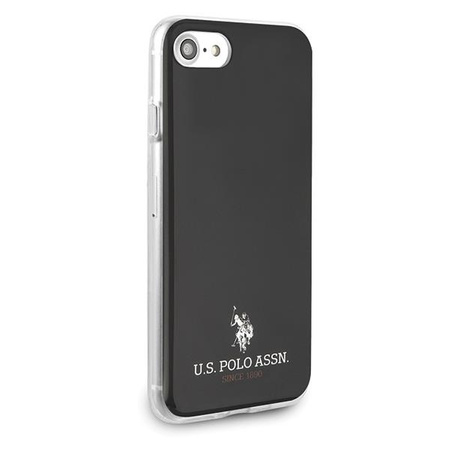 Etui U.S. Polo Assn. Shiny na iPhone 7 / 8 / SE 2020 / SE 2022 - czarne