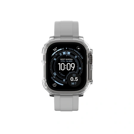 Etui ochronne AMAZINGTHING Minimal na Apple Watch UItra 3 49 mm - przezroczyste
