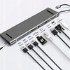 Adapter do komputera CO2, HUB 10w1 USB-C Gigabit RJ-45 HDMI 4K do Macbooka M1 0107
