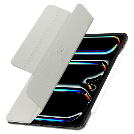 Spigen Air Skin Folio OneTap, gray - iPad Pro 13 2024