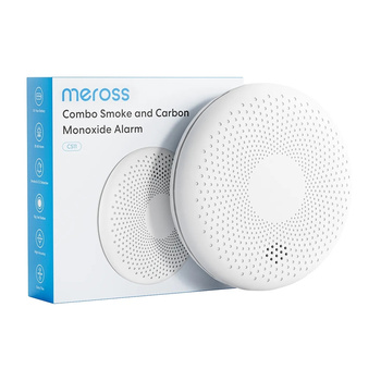 MEROSS CZUJNIK DYMU I TLENKU WĘGLA DO SMART HOME ALEXA GOOGLE ASSISTANT