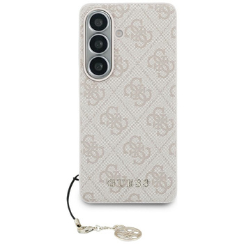 Etui Guess 4G Classic Logo Charm MagSafe do Samsung Galaxy S26 różowy