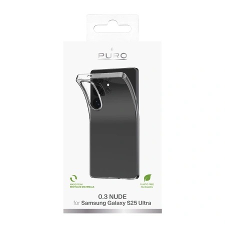 PURO ETUI SILIKONOWE 03 NUDE DO SAMSUNG GALAXY S25 ULTRA PRZEZROCZYSTE