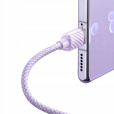 Kabel USB-C, Mocny, Super Szybki, Mcdodo, 100W, 1.2M, fioletowy