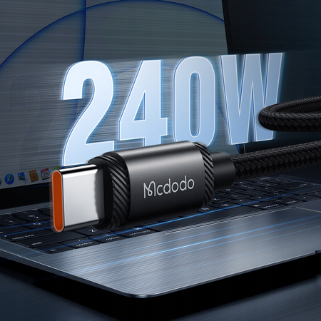 MCDODO ULTRA SZYBKI KABEL USB-C PD 3.1 240W 2M