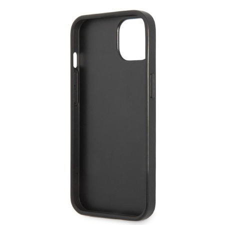 Etui Karl Lagerfeld KLHCP13MSFMP2K na iPhone 13 hardcase - czarne Saffiano Plaque