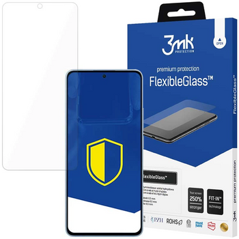 3MK FLEXIBLEGLASS SZKŁO OCHRONNE DO XIAOMI REDMI NOTE 13 4G PEŁNE POKRYCIE