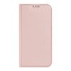 Etui do iPhone 15 Pro Max pokrowiec z klapką i portfelem Dux Ducis Skin Pro - różowe