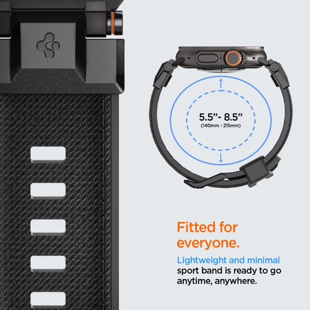 SPIGEN SMYCZ DO APPLE WATCH 6 7 8 9 10 SE ULTRA 1 2 ZABEZPIECZENIE OPASKI