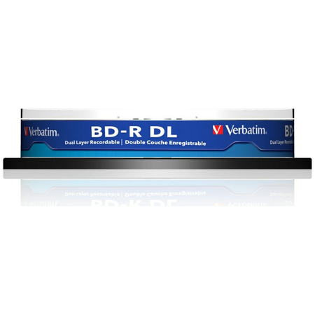 Płyty Blu-ray Verbatim 50GB 6X BD-R DL   10szt szary 43746