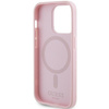 Etui Guess GUHMP14XPSAHMCP na iPhone 14 Pro Max - różowe Saffiano MagSafe