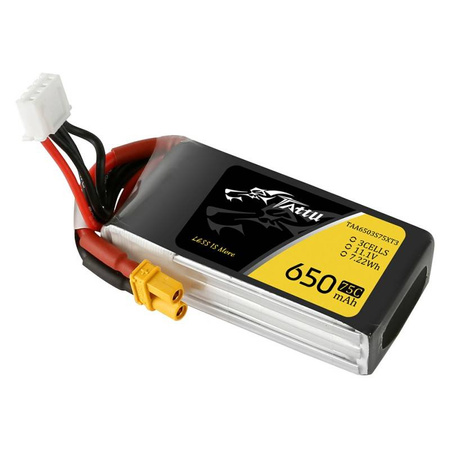 TATTU AKUMULATOR BATERIA LIPO DO MODELI RC DRONÓW 650MAH 11 1V 75C
